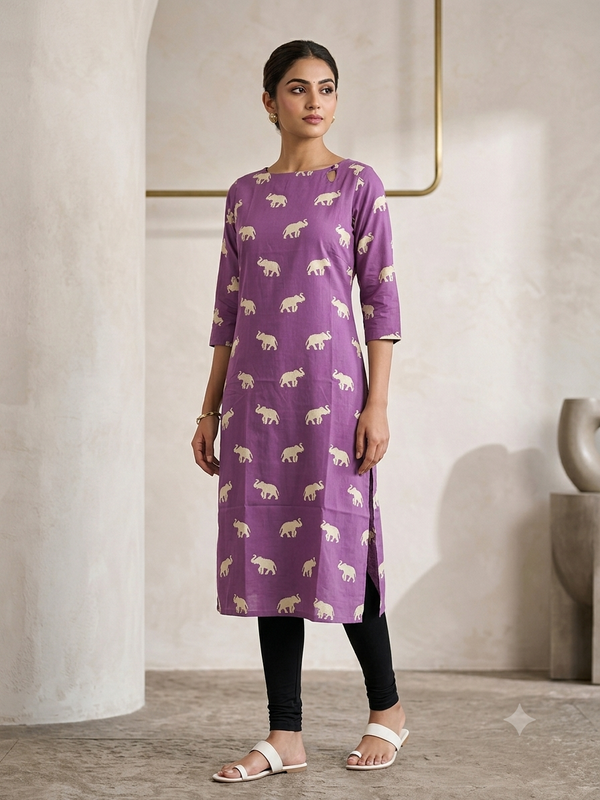 BUDGET FRIENDLY OFFICE/DAILY WEAR KURTIS 0580