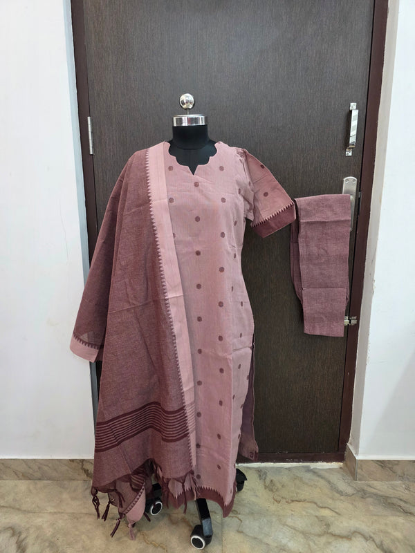 PREMIUM HANDLOOM COTTON SALWAR SETS 0444