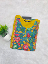 KALAMKARI THEMED BERLIN SILK KURTIS 0615