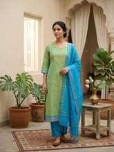 MANGALGIRI COTTON LOTUS SALWAR SETS 0222