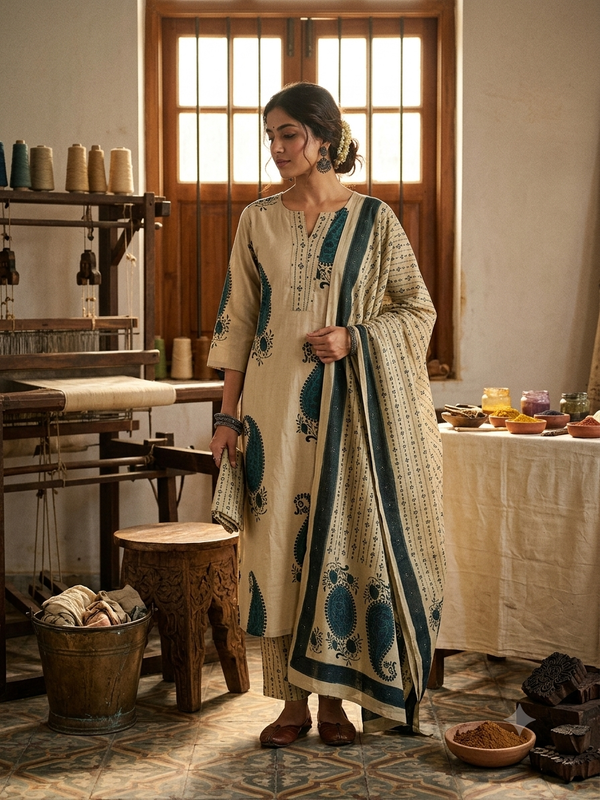 60*60 COTTON SALWAR SETS 0597