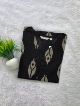 BLACK PREMIUM FLEX COTTON KURTIS 0591