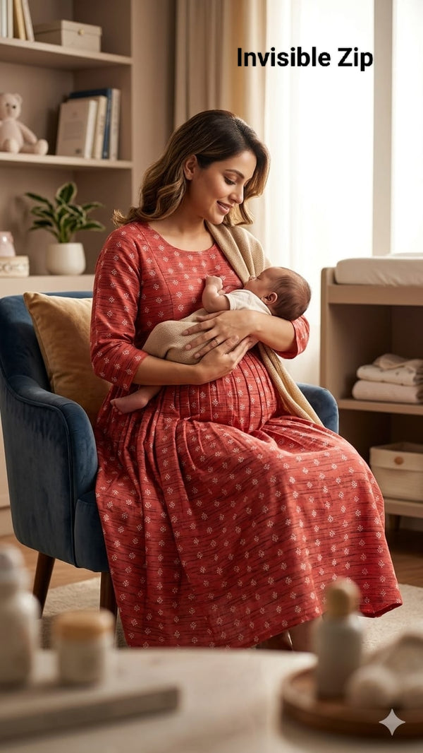 INVISIBLE ZIP FEEDING/ MATERNITY WEAR 0579