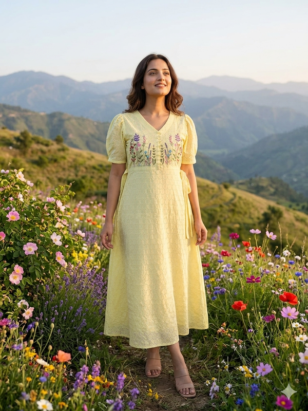 HAKOBA COTTON DRESS 0573