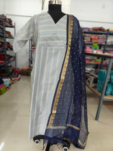 PREMIUM BANARASI SILK KURTI WITH DUPATTA 0480