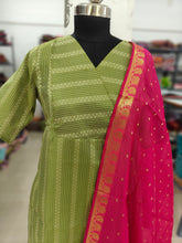 PREMIUM BANARASI SILK KURTI WITH DUPATTA 0480