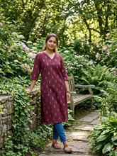 POCHAMPALLY IKKAT COTTON KURTIS 0576