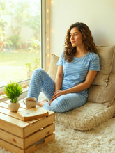 WOMEN'S RIBBED PYJAMA SETS 0529