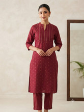 MARRON RAW SILK CO-ORD SETS 0614