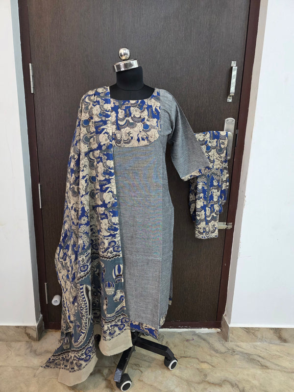 KALAMKARI COTTON SALWAR SETS / 0564