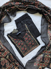 BLACK PREMIUM COTTON SALWAR SETS 0567