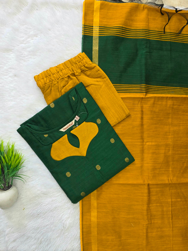HANDLOOM PREMIUM RAW SILK SALWAR SETS 0630