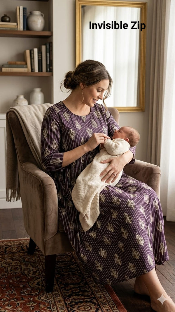 INVISIBLE ZIP FEEDING/ MATERNITY WEAR 0579