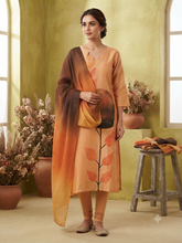 PREMIUM TUSSAR SILK KURTI +DUPPATTA 0569