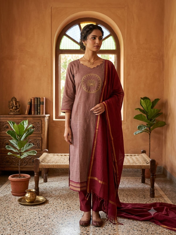 MANGALGIRI COTTON LOTUS SALWAR SETS 0222