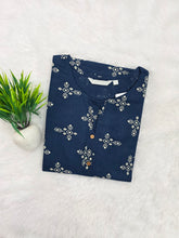 PREMIUM COTTON KURTIS BLUE 0642