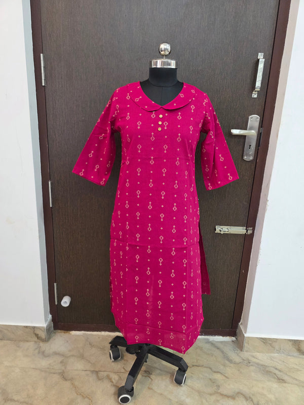 COTTON OFFICE /COLLEGE WEAR KURTIS 0563