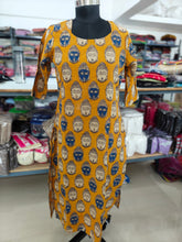 HAND PRINTED KALAMKARI COTTON KURTIS 0482