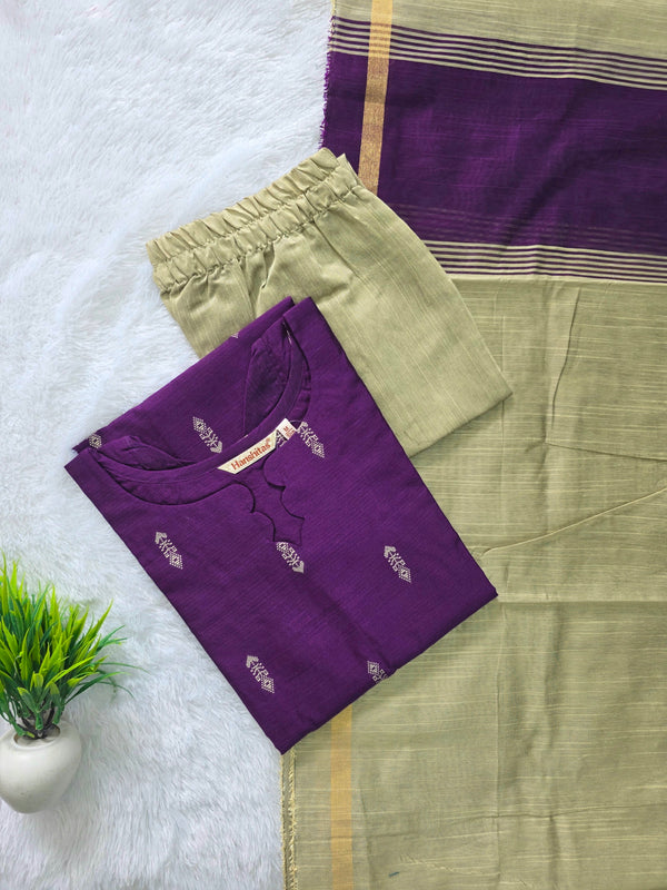 HANDLOOM PREMIUM RAW SILK SALWAR SETS 0630
