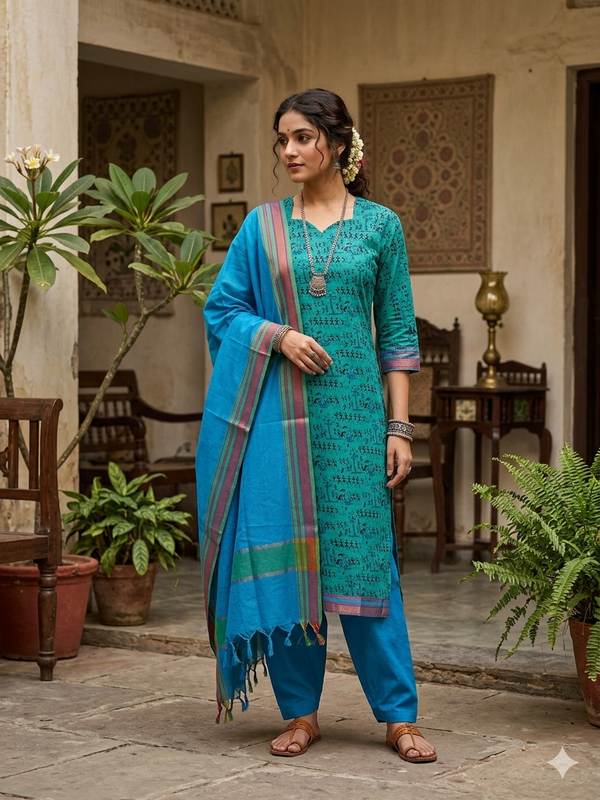 SOUTH COTTON SALWAR SETS 0572