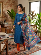 VATICAN SILK KURTI+DUPPATTA 0663