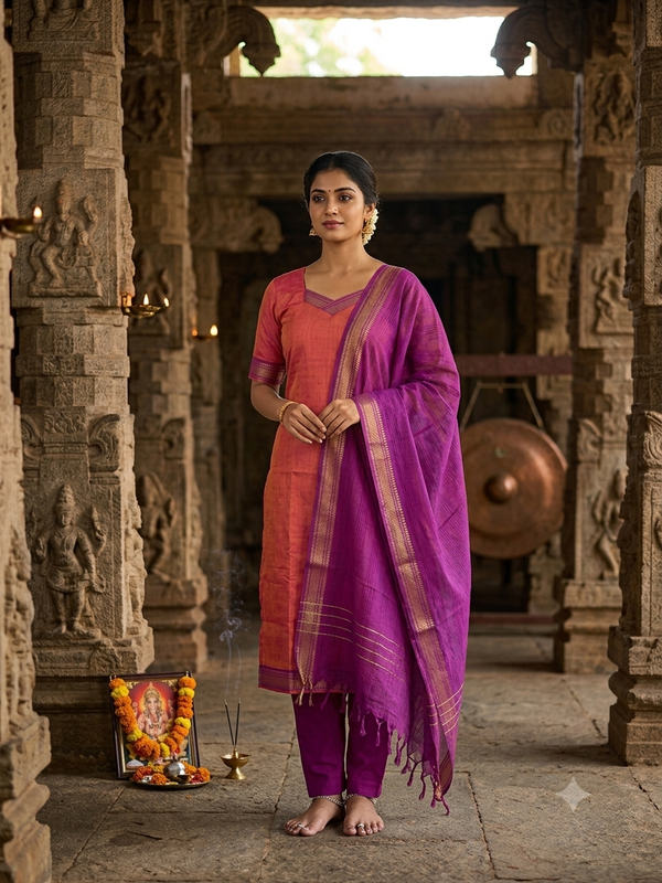 PREMIUM MANGALGIRI COTTON SALWAR SETS 0587