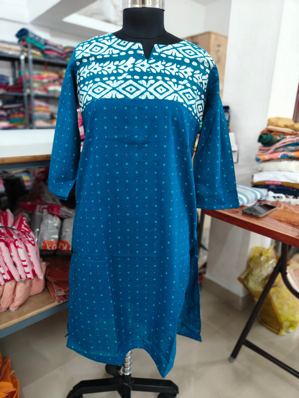 EMBROIDERY OFFICE /COLLEGE WEAR KURTIS 0456