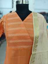 PREMIUM BANARASI SILK KURTI WITH DUPATTA 0480