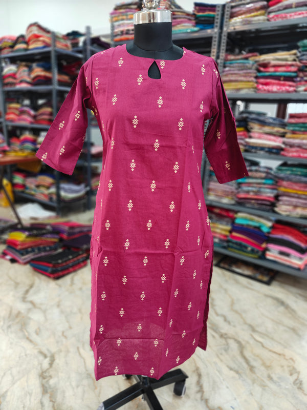 PREMIUM FLEX COTTON  KURTIS 0463