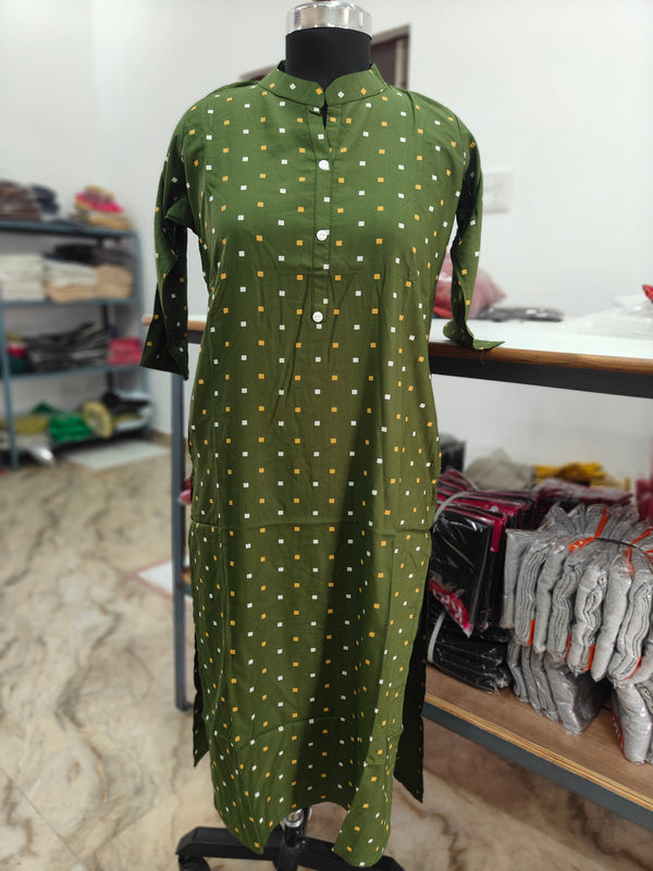 OFFICE WEAR LONG LENGTH KURTIS 0488 (44 LENGTH)