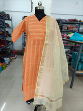 PREMIUM BANARASI SILK KURTI WITH DUPATTA 0480