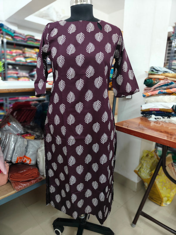 BUDGET FRIENDLY OFFICE/COLLEGE WEAR KURTIS 0500