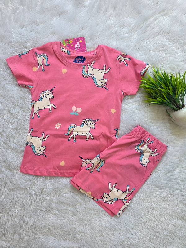 KIDS GIRLS TSHIRT + SHORTS SETS