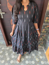 IKKAT COTTON MAXI DRESS / 0646