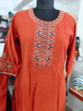 PREMIUM VATICAN ETHNIC SILK KURTI +PANT SETS 0496