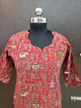 HAND CRAFTED PREMIUM KALAMKARI KURTIS 0482
