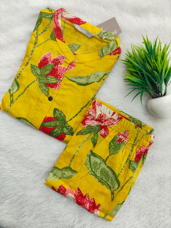 JAIPUR COTTON ALINE CORD SETS 0466
