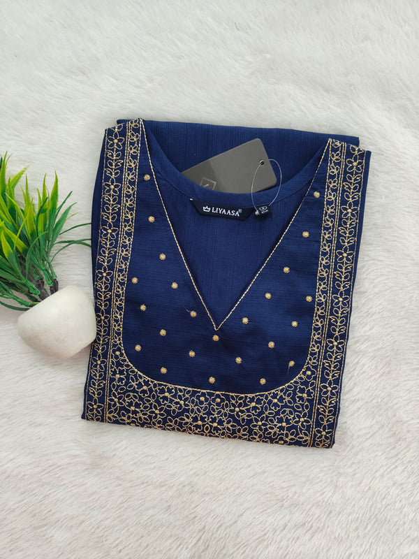 PREMIUM FESTIVE WEAR VATICAN SILK KURTIS 0498