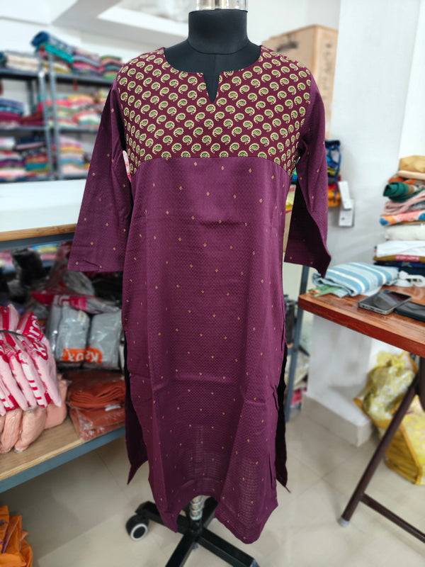 EMBROIDERY OFFICE /COLLEGE WEAR KURTIS 0456
