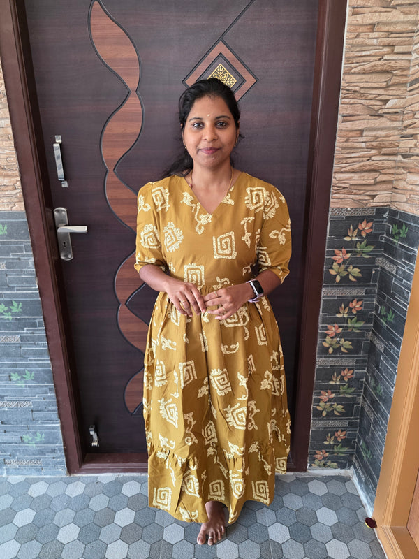 COTTON MAXI DRESS 0550