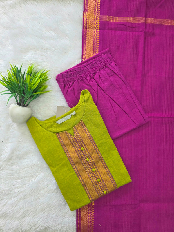 PREMIUM MANGALGIRI COTTON SALWAR SETS 0588