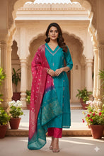 PREMIUM CONTRAST ETHNIC 3 PCS SALWAR SETS 0522