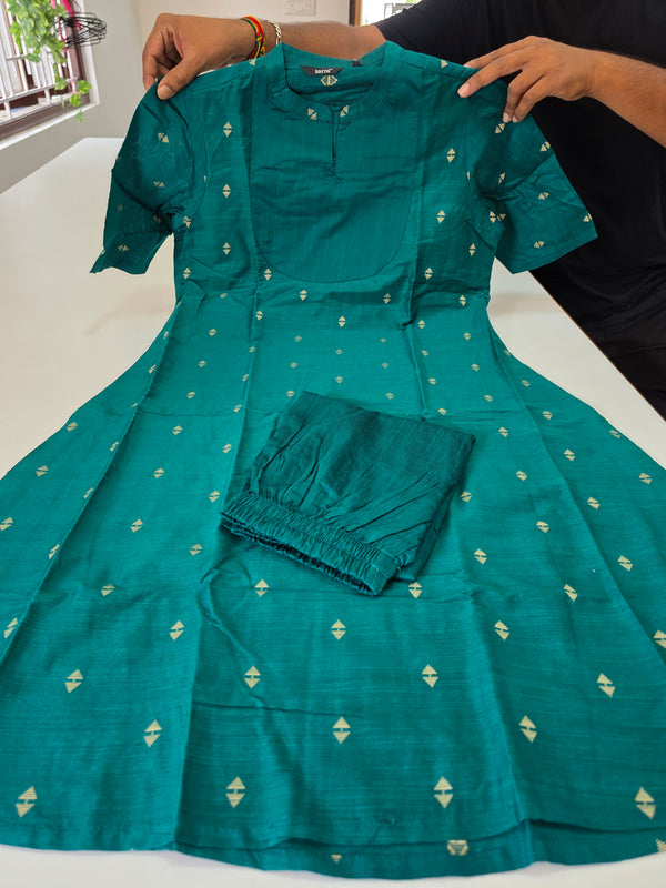 PREMIUM A-LINE RAW SILK CORD SETS 0528