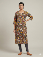 HAND PRINTED KALAMKARI KURTIS 0482