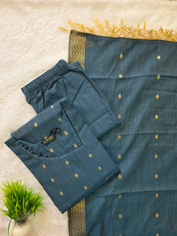 SHINING SILK COTTON SALWAR SETS 0651