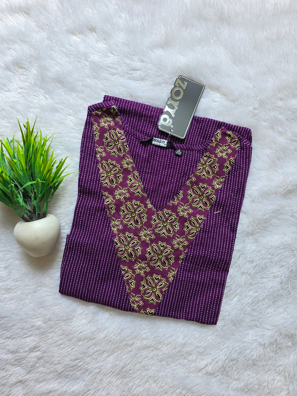 JAIPUR KANTHA COTTON KURTIS 0560