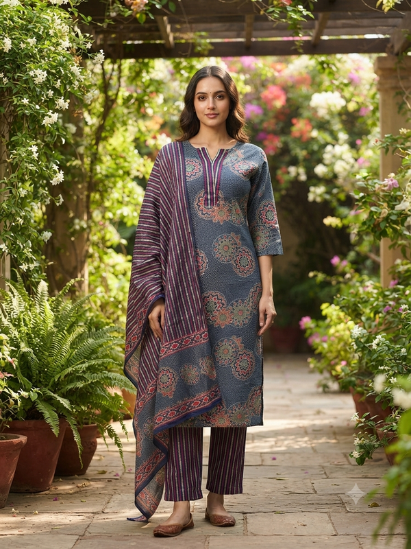 60*60 COTTON SALWAR SETS 0597