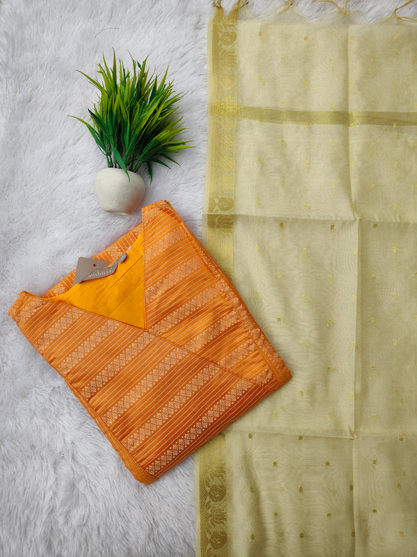 PREMIUM BANARASI SILK KURTI WITH DUPATTA 0480