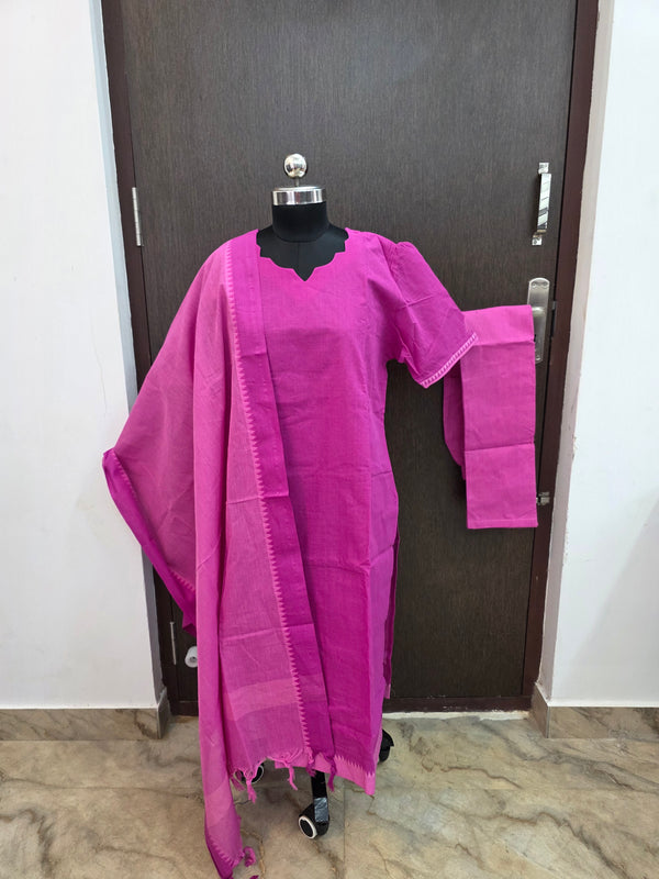 PREMIUM HANDLOOM COTTON SALWAR SETS 0444