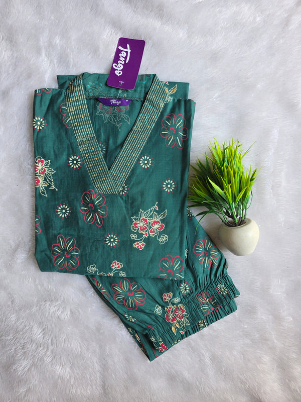 BUDGET FRIENDLY VATICAN SILK CO-ORD SETS 0538